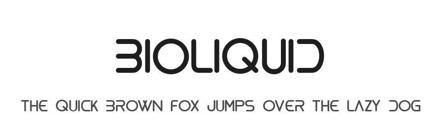 Bioliquid by Grafito Design — Display Font
