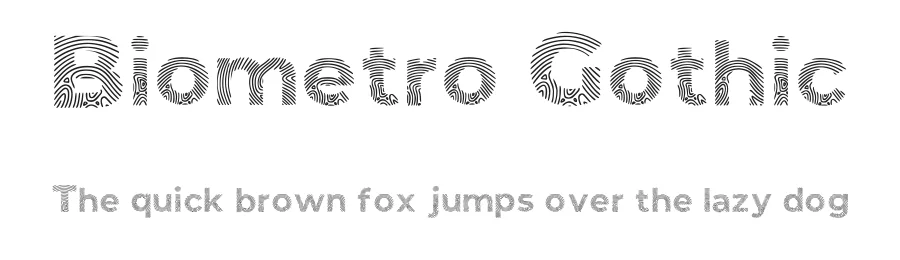 Biometro Gothic