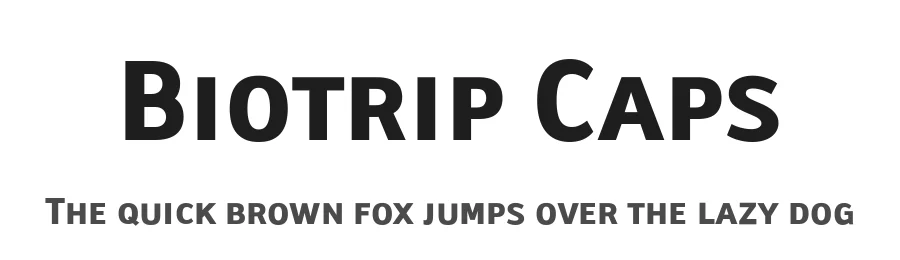 Biotrip Caps by deFharo — Sans Serif Font