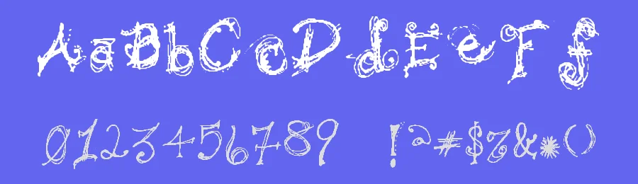 Bipolar Braden by Sarah Braden — Decorative Font — thumbnail 3