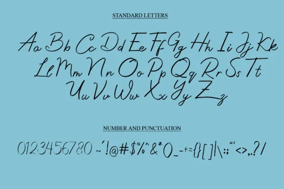 Birthday Font by najmustsaqib.creator by najmustsaqib.creator — Script Handwritten Font — thumbnail 5