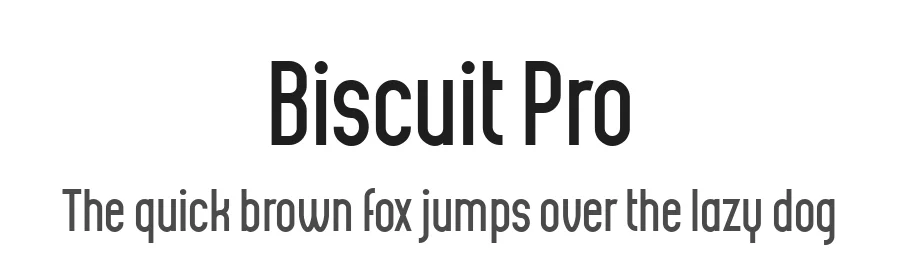 Biscuit Pro by Kustomtype — Sans Serif Font
