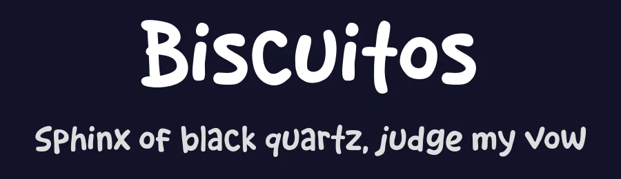 Biscuitos by Khurasan — Decorative Font — thumbnail 2