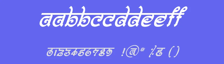Bitling Moksh by Rajendra Bitling — Decorative Font — thumbnail 3
