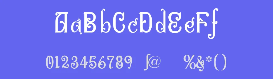 Bitling Niks Musical by Rajendra Bitling — Decorative Font — thumbnail 3