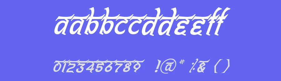 Bitling Shivom by Rajendra Bitling — Decorative Font — thumbnail 3