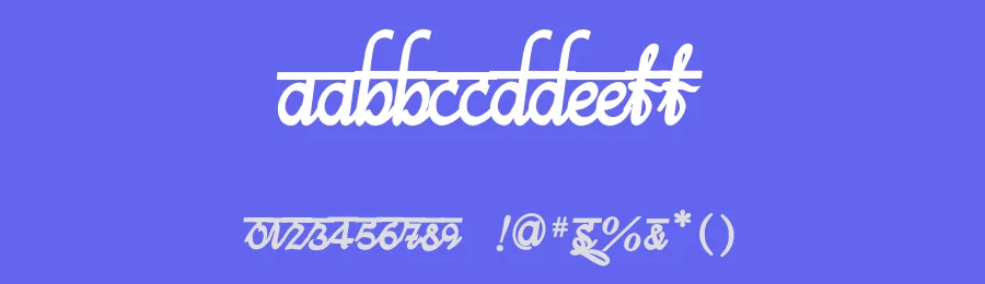 Bits Indian Calligra by Rajendra Bitling — Decorative Font — thumbnail 3