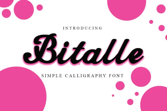 Bittale Font by FL Space — Script Handwritten Font