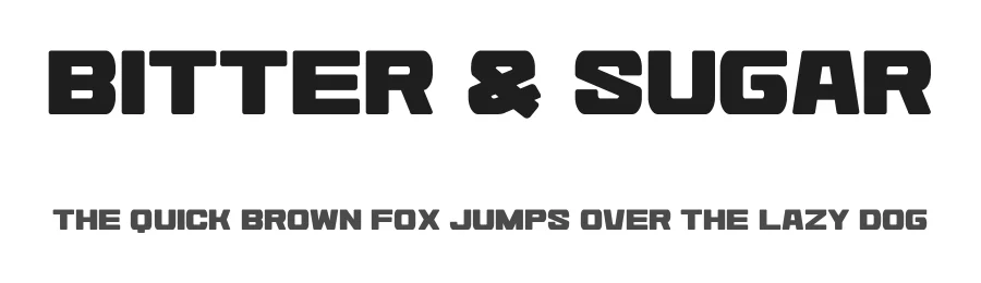 Bitter & Sugar