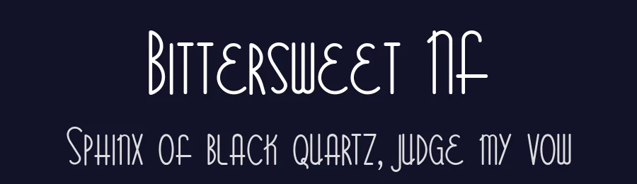 Bittersweet NF by Nick's Fonts — Decorative Font — thumbnail 2