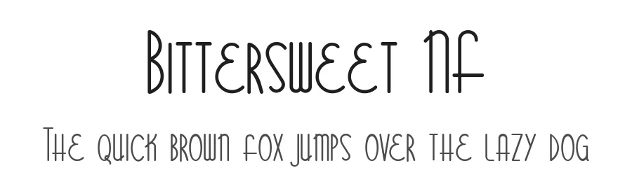 Bittersweet NF by Nick's Fonts — Decorative Font