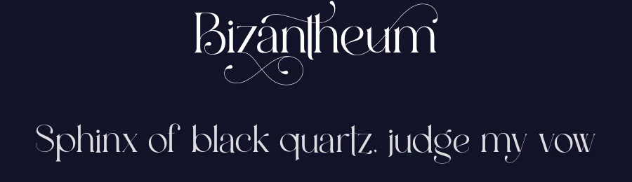 Bizantheum by Aluyeah Studio — Sans Serif Font — thumbnail 2