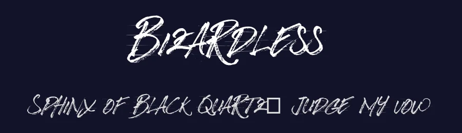 Bizardless by SSI.Scraps — Script Handwritten Font — thumbnail 2