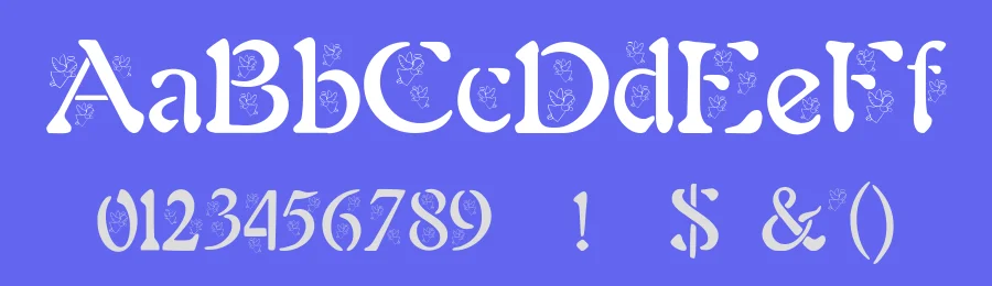 BJF Angels by Blue Jay Font Studio — Decorative Font — thumbnail 3