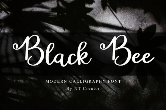 Black Bee Font by najmustsaqib.creator — Script Handwritten Font