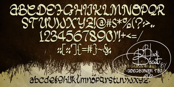 Black Biscuit Font by TBJ Ohab — Script Handwritten Font