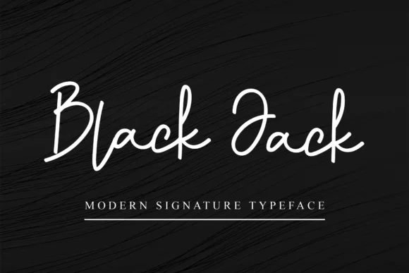 Black Jack Font by erik studio — Script Handwritten Font