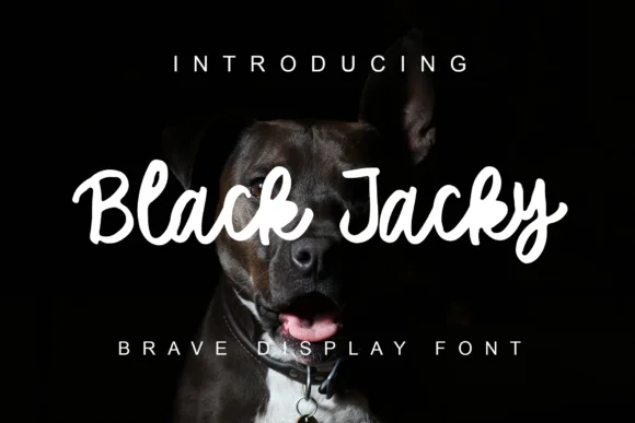 Black Jacky Font by syakaltype by syakaltype — Script Handwritten Font