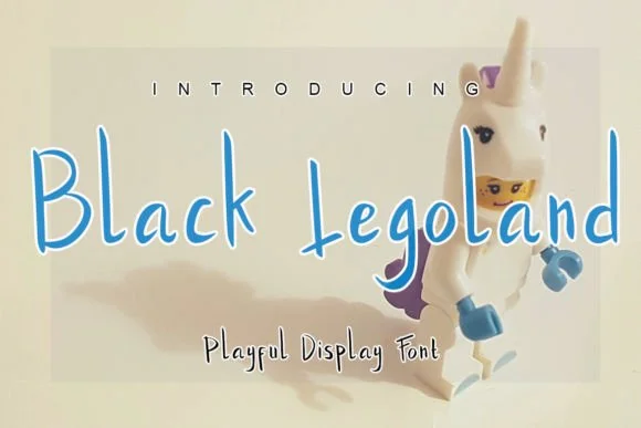 Black Legoland Font by rafantypestudio — Script Handwritten Font