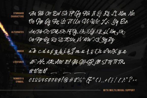 Black Rockets Font by letterhend — Script Handwritten Font — thumbnail 9