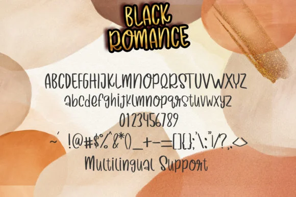 Black Romance Font by boogaletter — Script Handwritten Font — thumbnail 7