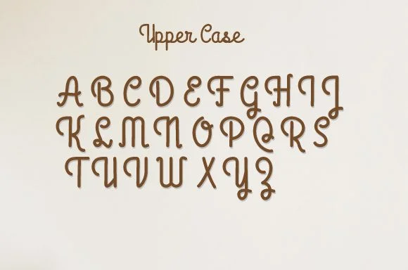 Black Script Letter Font by Dedi Art Studio — Script Handwritten Font — thumbnail 5