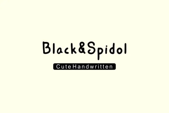 Black&Spidol Font by Pidco.art β Script Handwritten Font