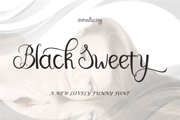 Black Sweety Font by MYdesign — Script Handwritten Font
