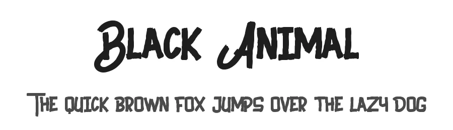 Black Animal