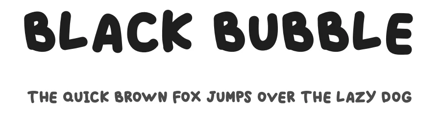 Black Bubble