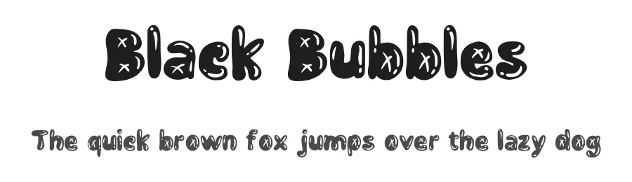 Black Bubbles