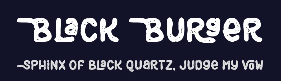 Black Burger by endemiqLabs — Decorative Font — thumbnail 2