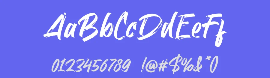 Black Dirty by Kong Font — Script Handwritten Font — thumbnail 3