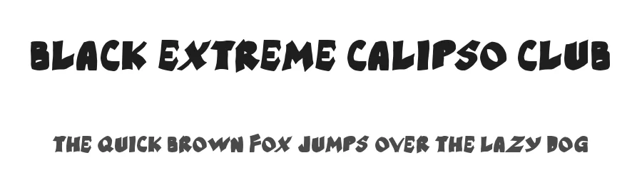 Black Extreme Calipso Club