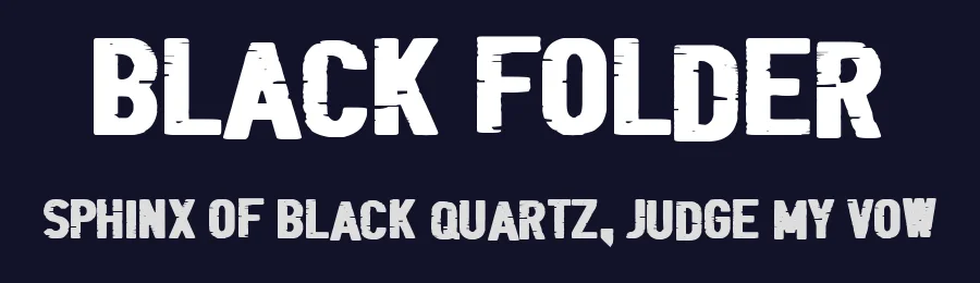 Black Folder by Woodcutter — Decorative Font — thumbnail 2