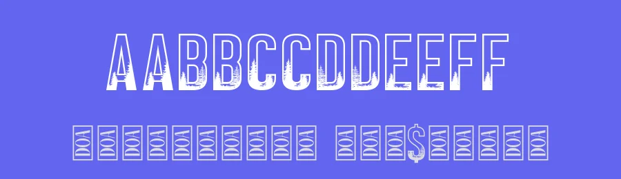 Black Forest by da_only_aan — Decorative Font — thumbnail 3
