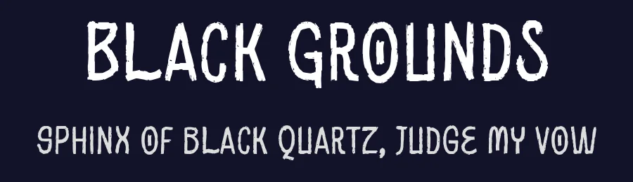 Black Grounds by Letterhend Studio — Decorative Font — thumbnail 2