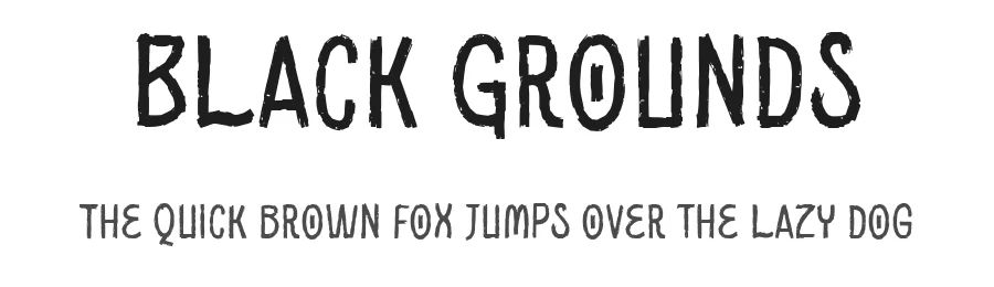 Black Grounds by Letterhend Studio — Decorative Font