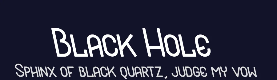 Black Hole by Display Studio — Sans Serif Font — thumbnail 2