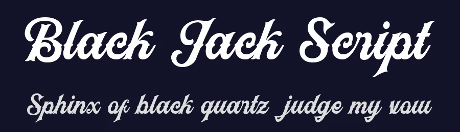 Black Jack Script by Blankids — Script Handwritten Font — thumbnail 2
