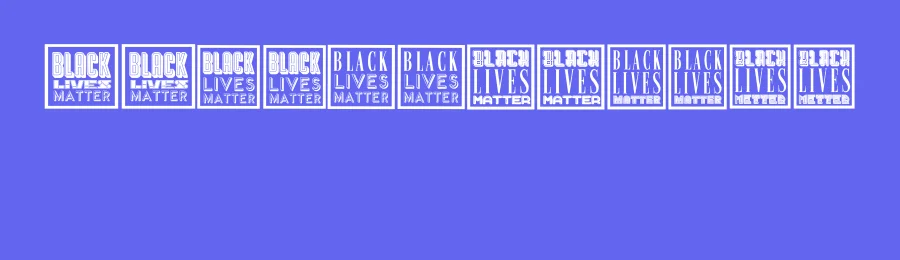 Black Lives Matter by Vladimir Nikolic — Dingbats Font — thumbnail 3