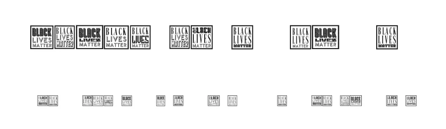 Black Lives Matter by Vladimir Nikolic — Dingbats Font