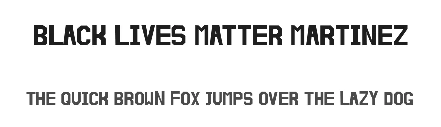 Black Lives Matter Martinez