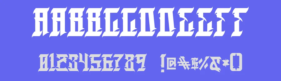Black Magic by Aspek hndz — Blackletter Font — thumbnail 3