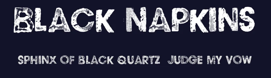 Black Napkins by Billy Argel Fonts ® — Decorative Font — thumbnail 2