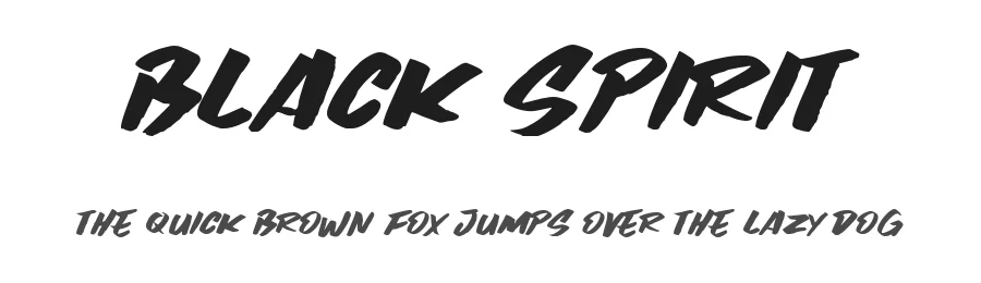 Black Spirit by Lettersiro Studio — Decorative Font