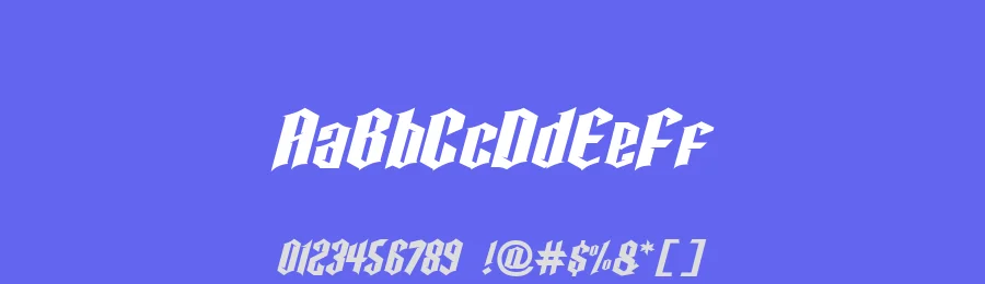 Black Storm by Solv Vast — Blackletter Font — thumbnail 3