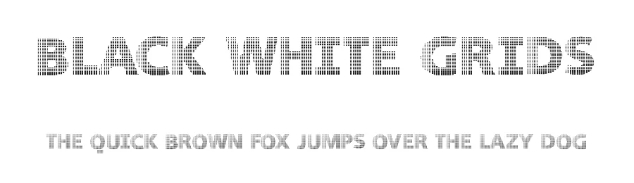 Black White Grids