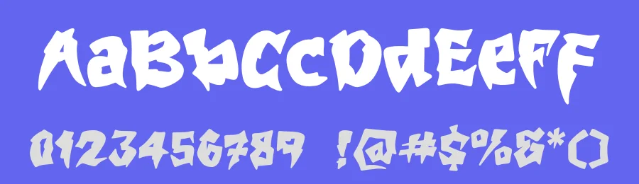 Blackfang by Khurasan — Decorative Font — thumbnail 3