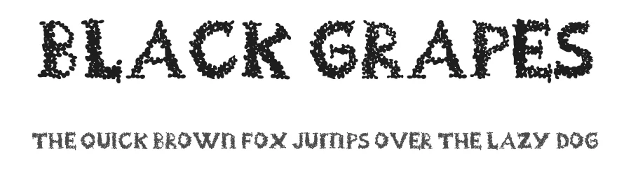 Black Grapes